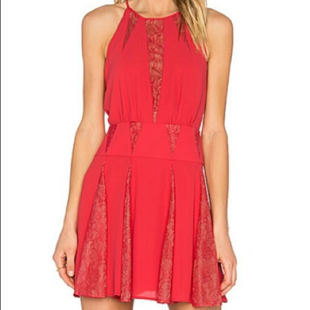 NWT BcbgMaxazria Red Teena Dress, Size 8